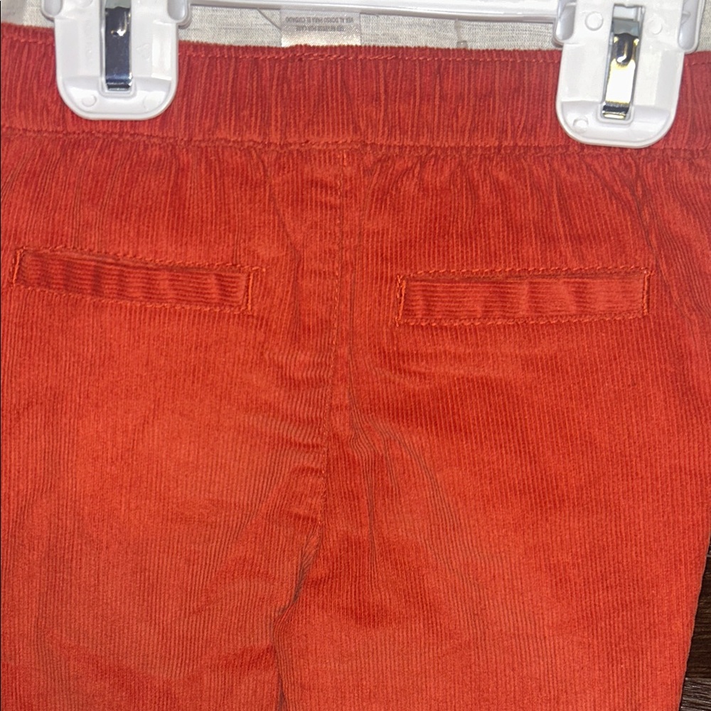 Little Lad Boys' Red Corduroy Matching Set with Vest & Bow Tie - Picture 7 of 8